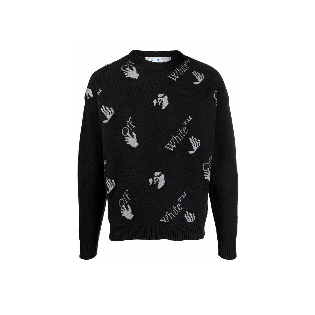 Sweater Off White Tejido