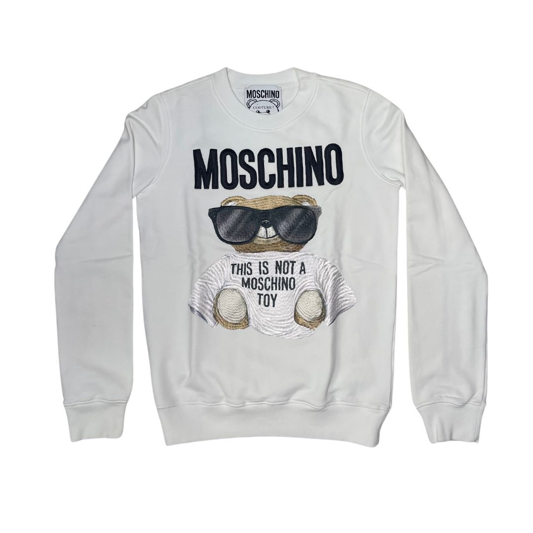 Sweater Moschino Logo Teddy