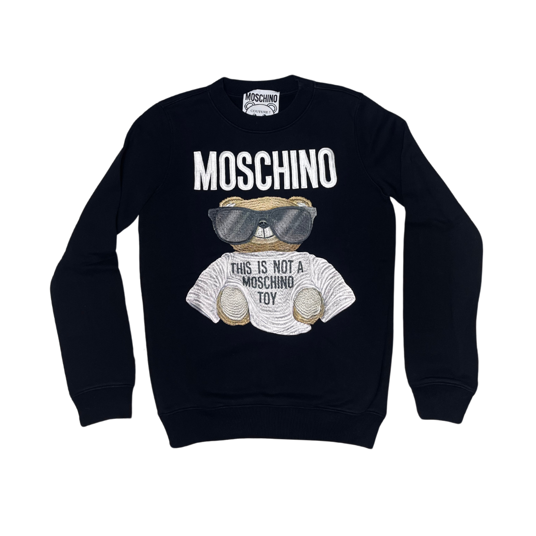 Sweater Moschino Logo Teddy