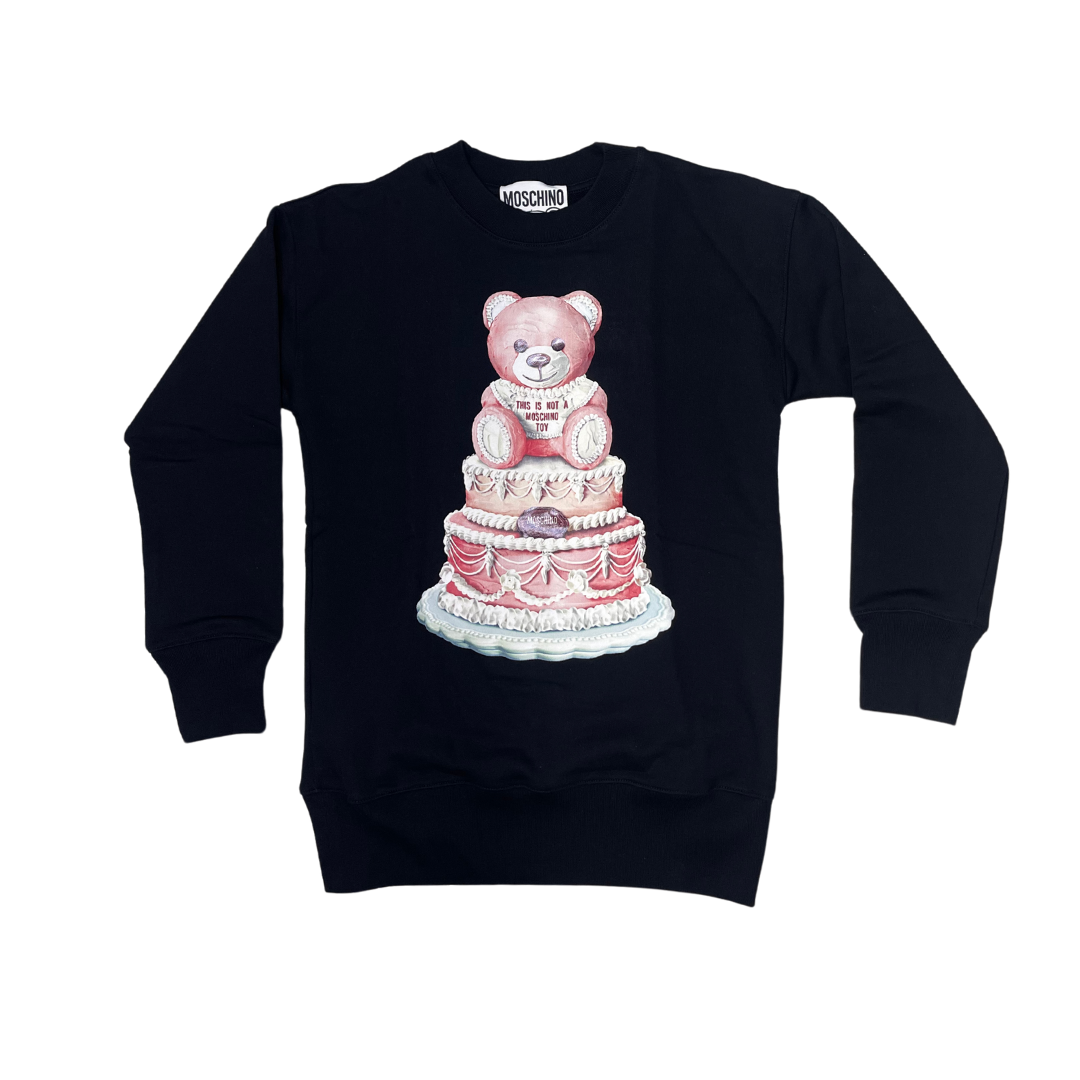Sweater Moschino Logo Teddy