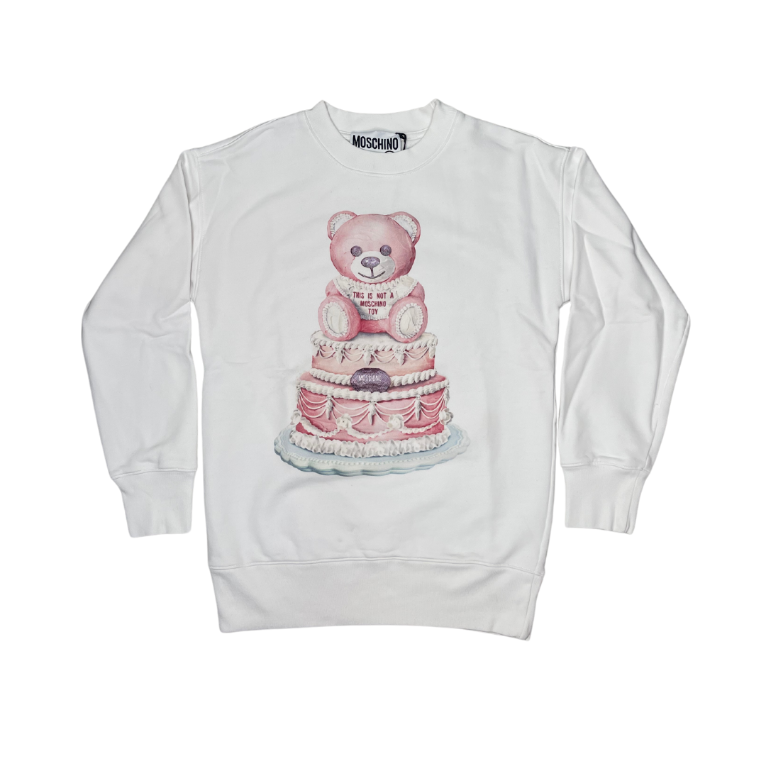 Sweater Moschino Logo Teddy