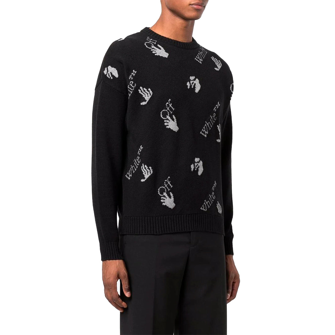 Sweater Off White Tejido