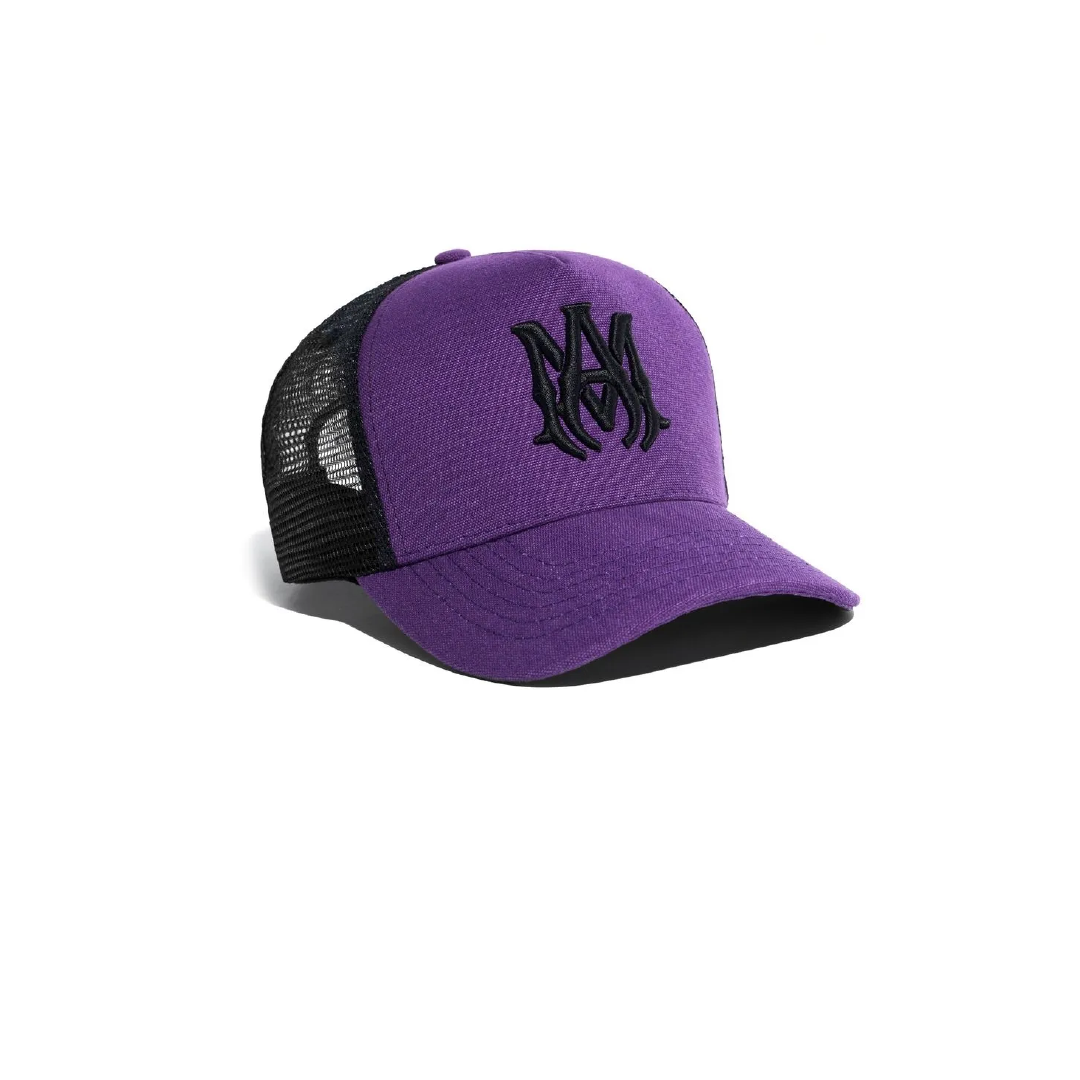 Gorra Amiri Negra-Morado