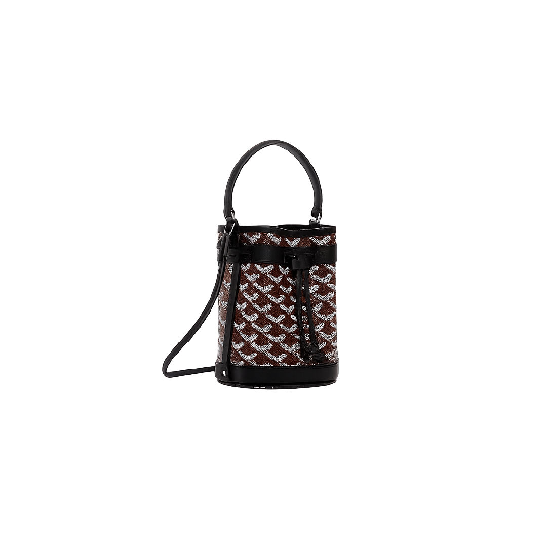 Bolso Goyard cubo Petit Flot Mini Negro