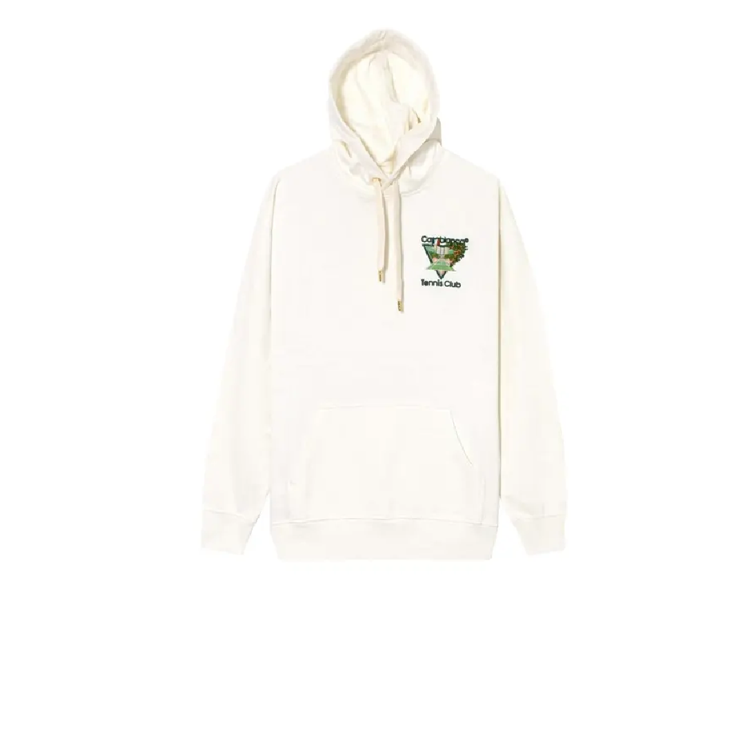 Sudadera CasaBlanca con capucha bordada icono del Club de Tenis