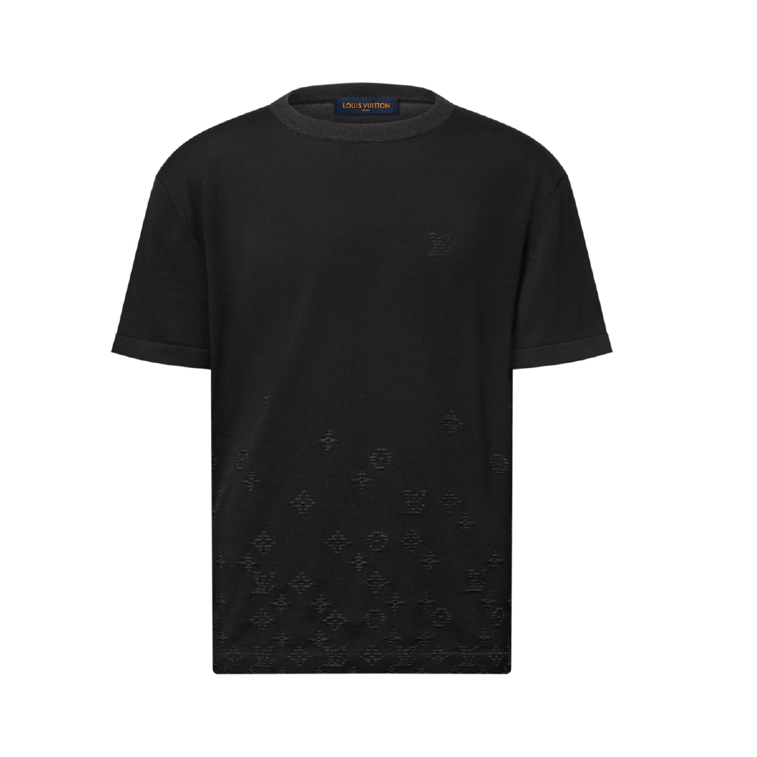 Camiseta Louis Vuitton — Damier Jacquard Piqué