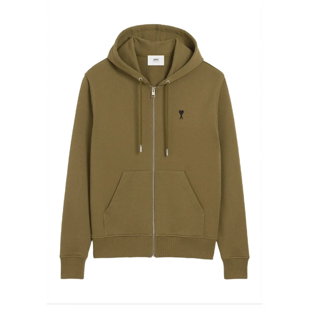 Sudadera con capucha y cremallera Ami de Cœur