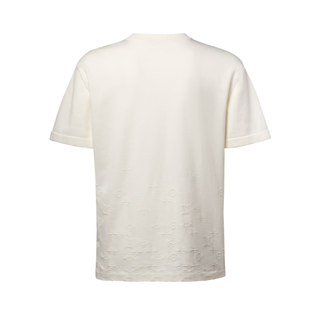 Camiseta Louis Vuitton Monogram Gradient -Blanca