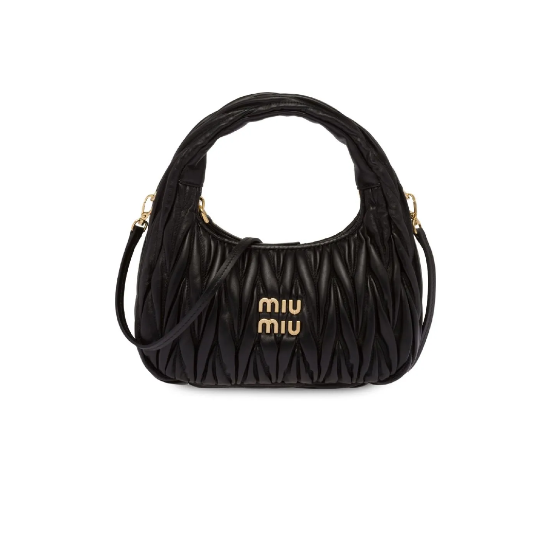 Bolso Miu Miu hobo Wander de napa Matelassé