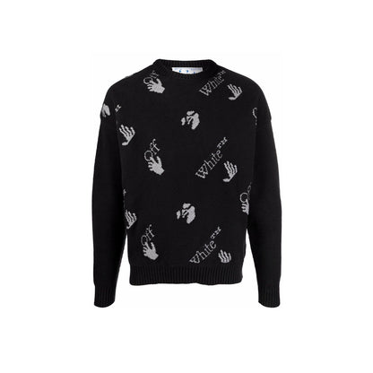 Sweater Off White Tejido