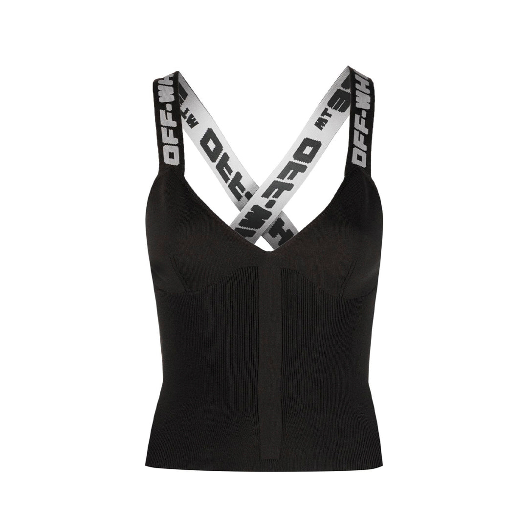 Top Off White Estampado