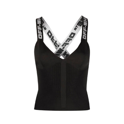 Top Off White Estampado