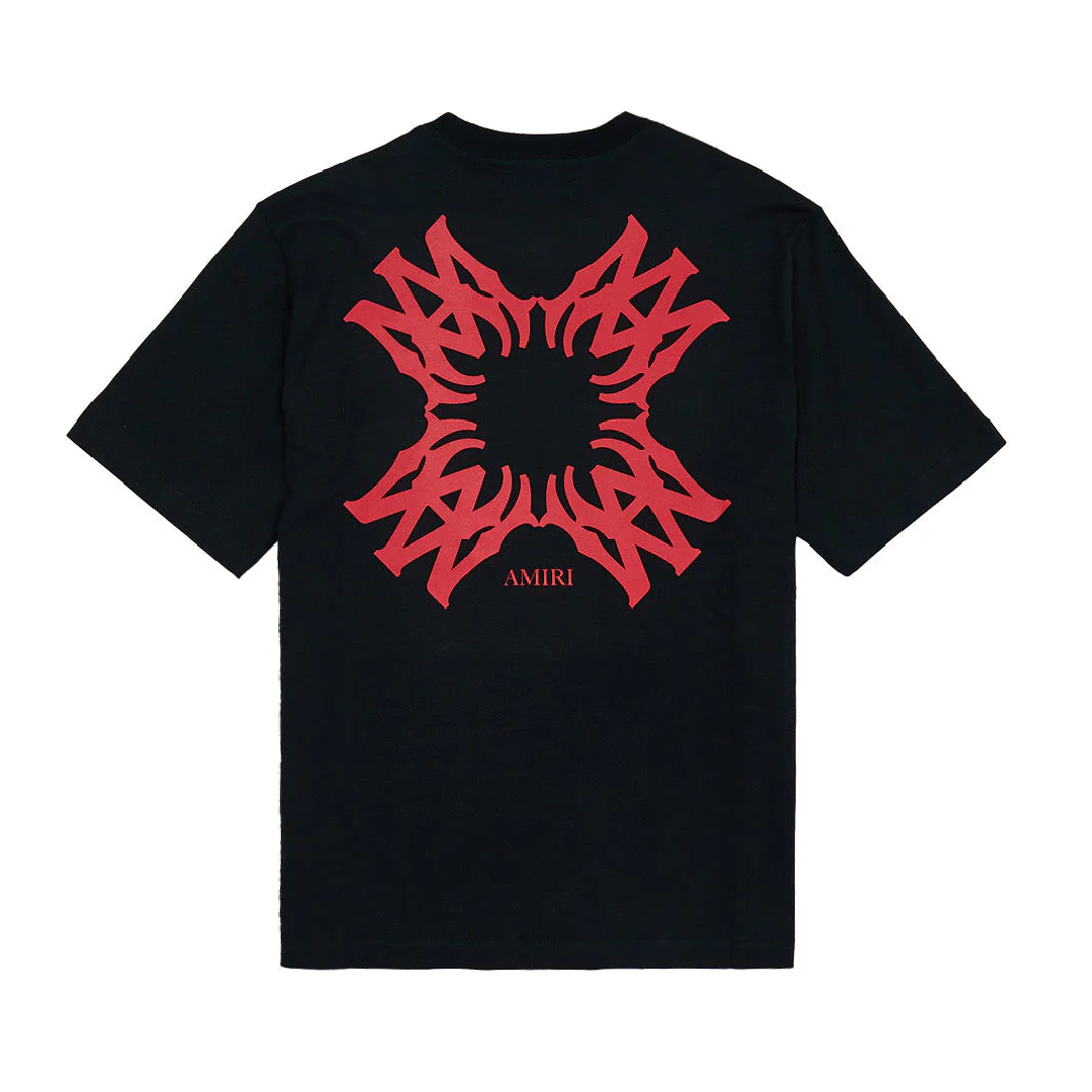 Camiseta Amiri Logo Fucsia