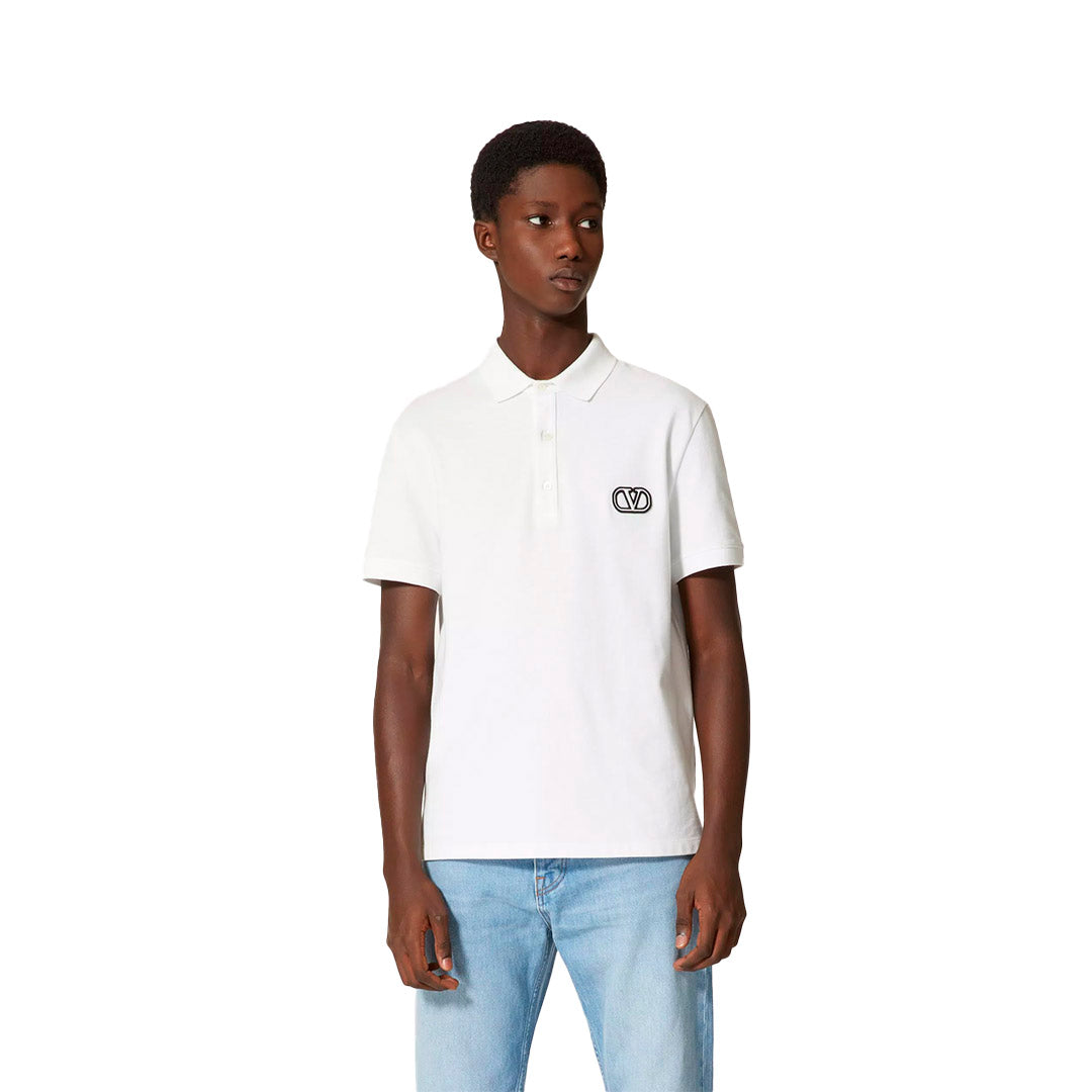 Polo Valentino Logo Bordado