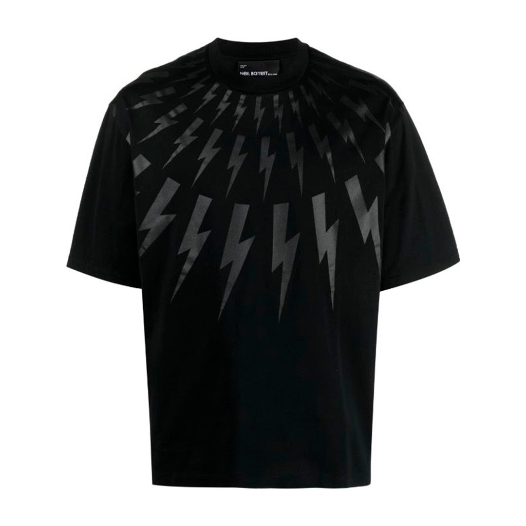 Camiseta Neil Barret Oversize Rayos Negros