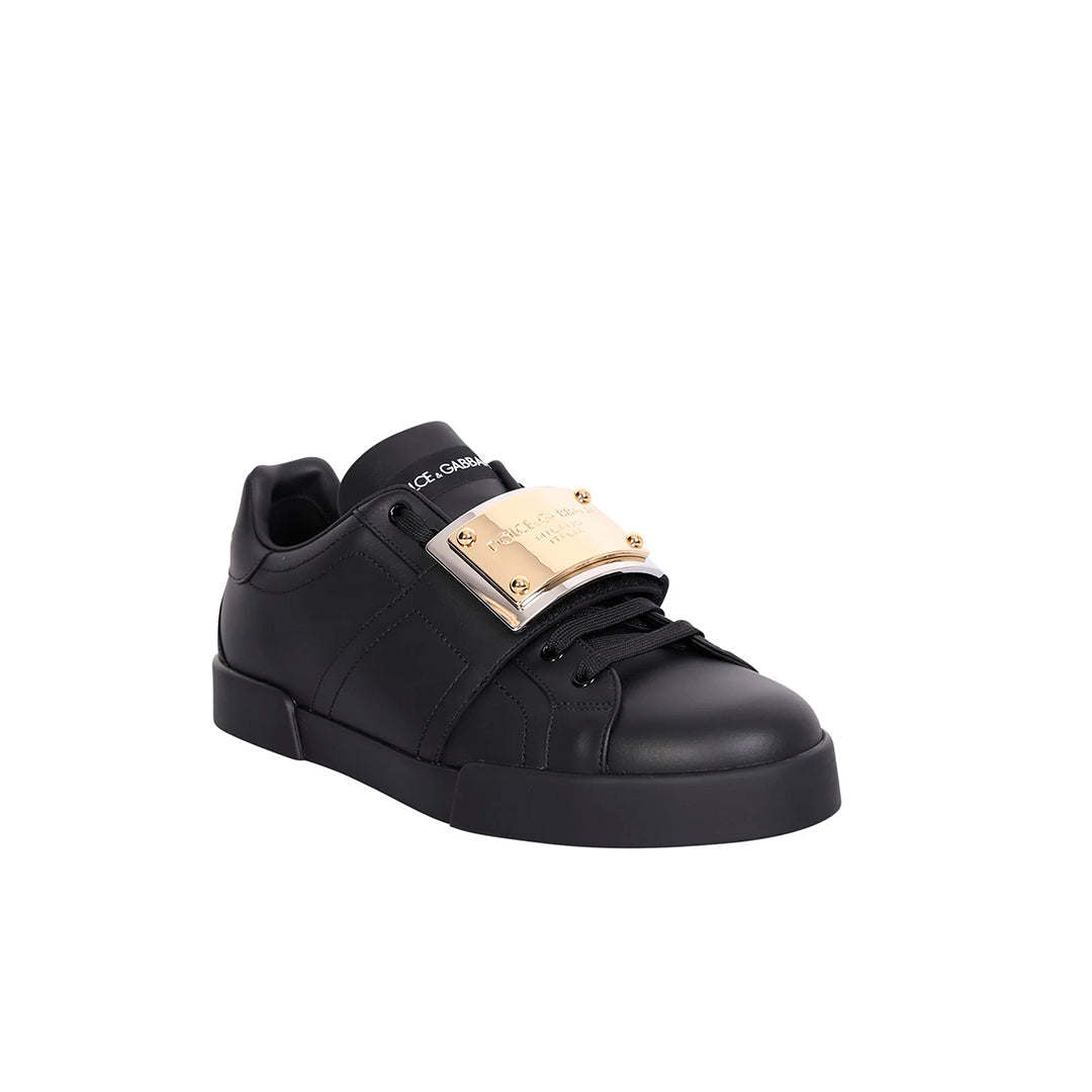 Zapatos Dolce Gabbana Portofino Con Placa Logotipo