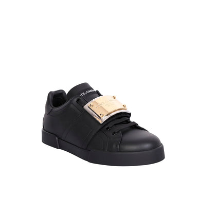 Zapatos Dolce Gabbana Portofino Con Placa Logotipo