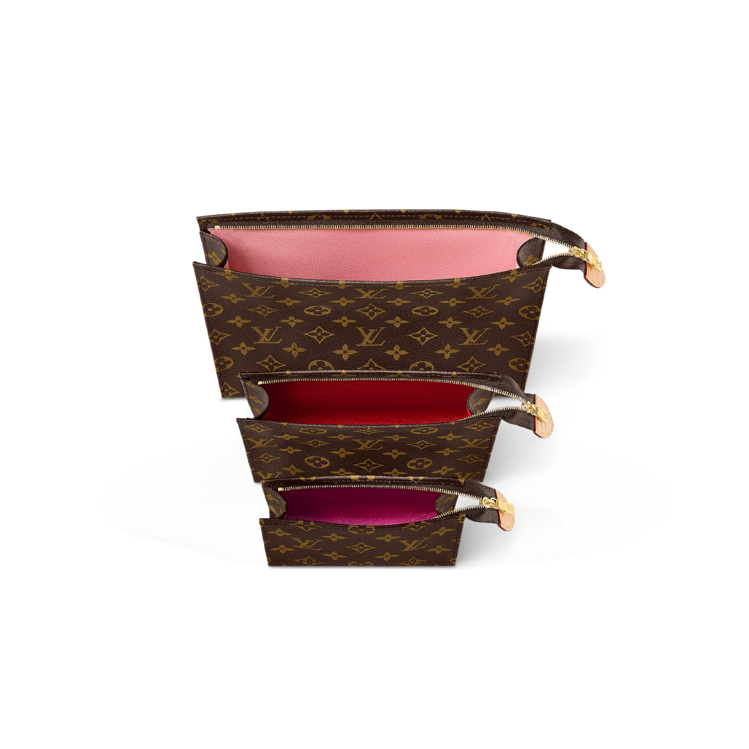 Trio Louis Vuitton Toilet Pouch