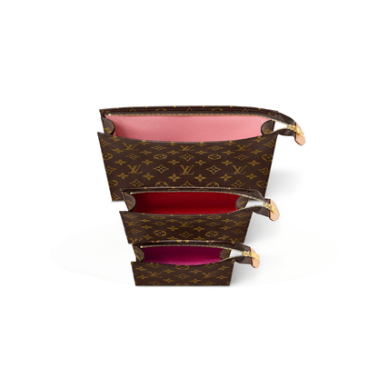 Trio Louis Vuitton Toilet Pouch