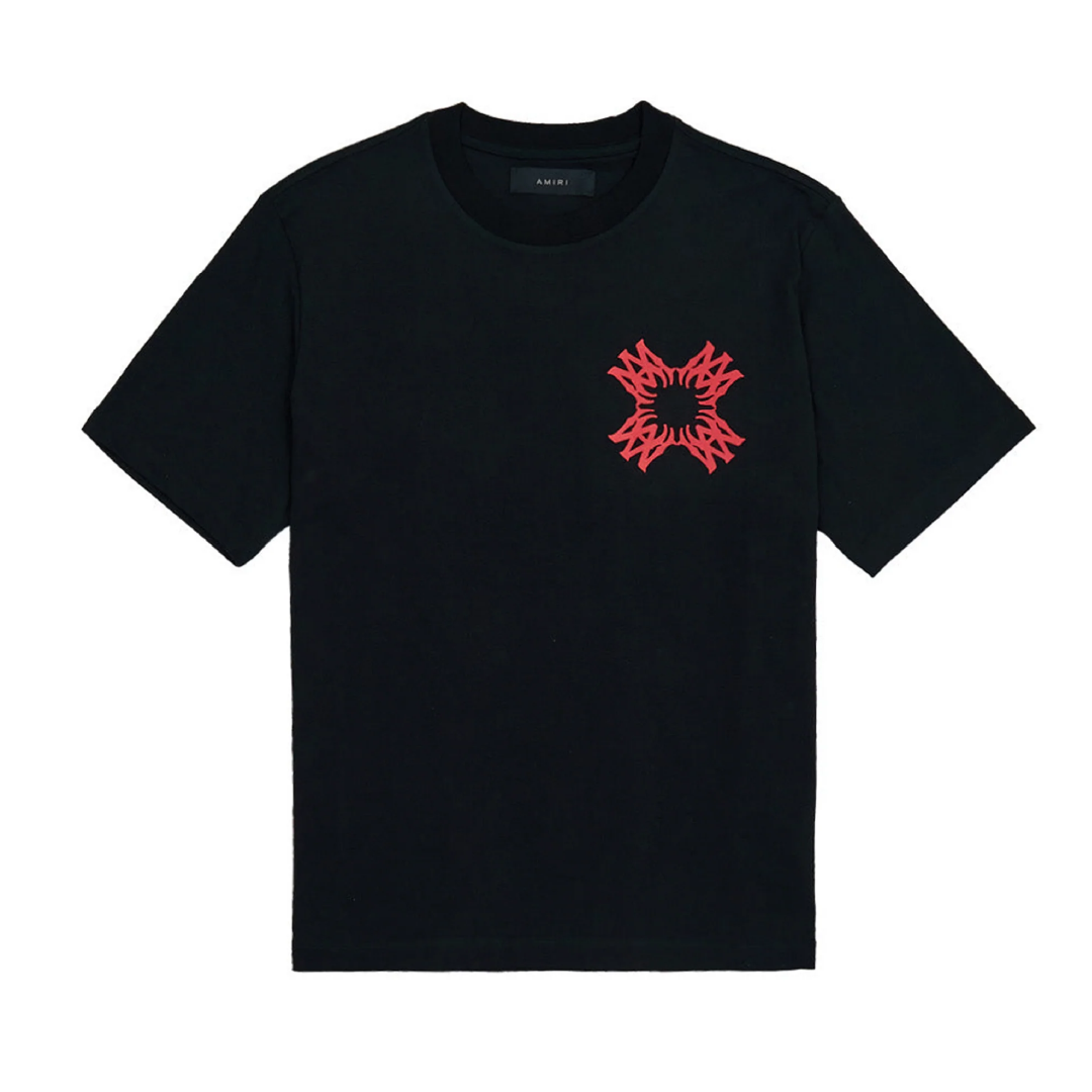 Camiseta Amiri Logo Fucsia