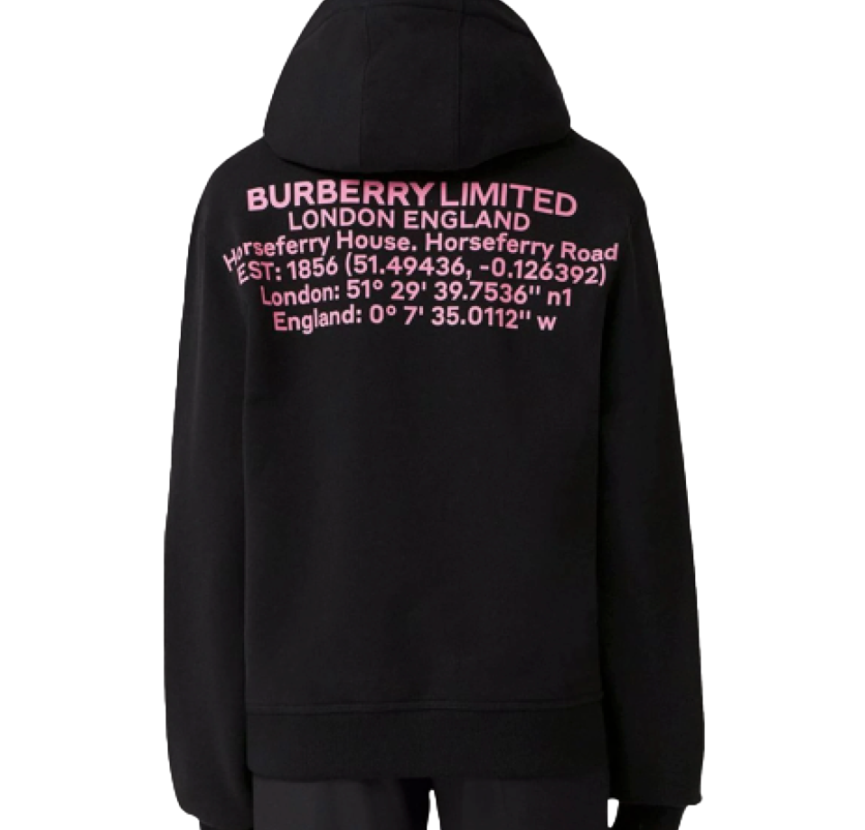 Hoddie Burberry Logo