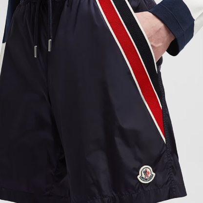 Pantaloneta De Baño Moncler Azul