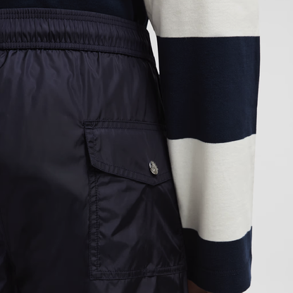 Pantaloneta De Baño Moncler Azul