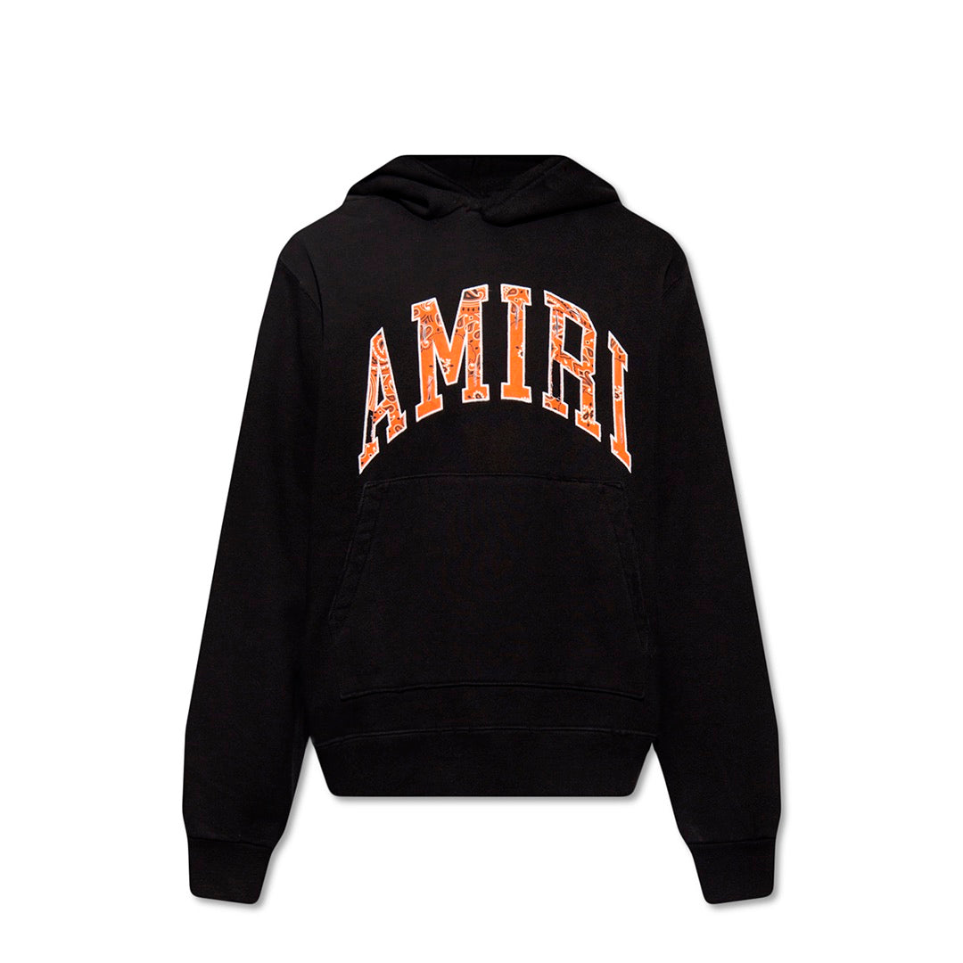 Hoodie Amiri Bordado Naranja