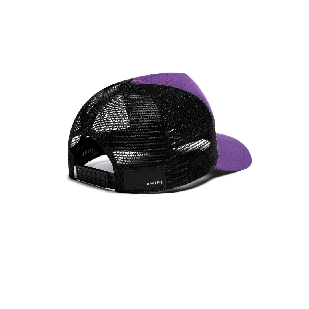 Gorra Amiri Negra-Morado