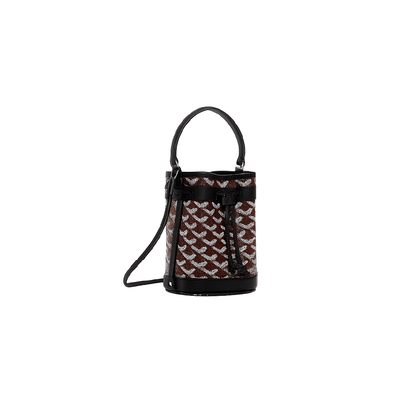 Bolso Goyard cubo Petit Flot Mini Negro