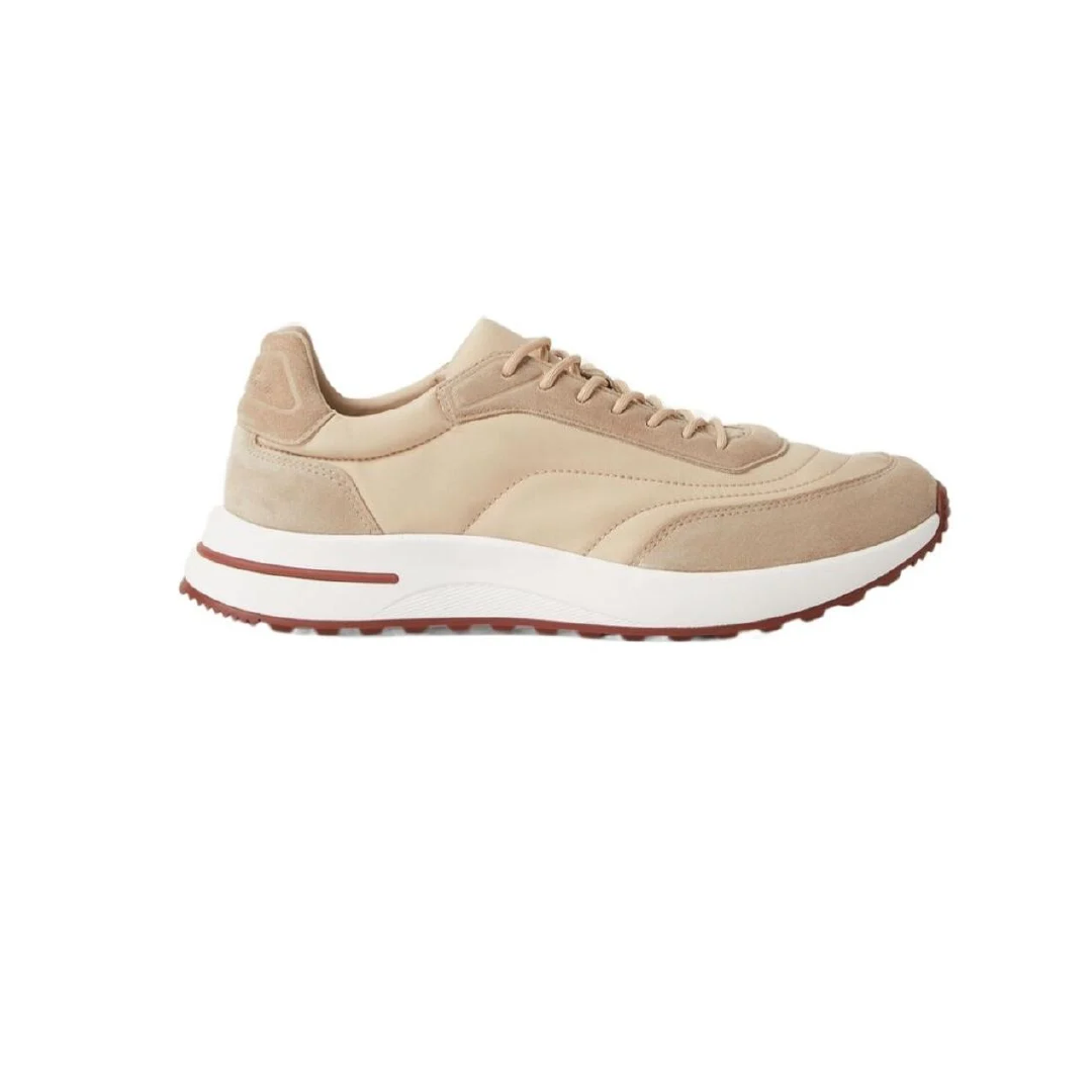 Tenis Loro Piana Beige Suela Café