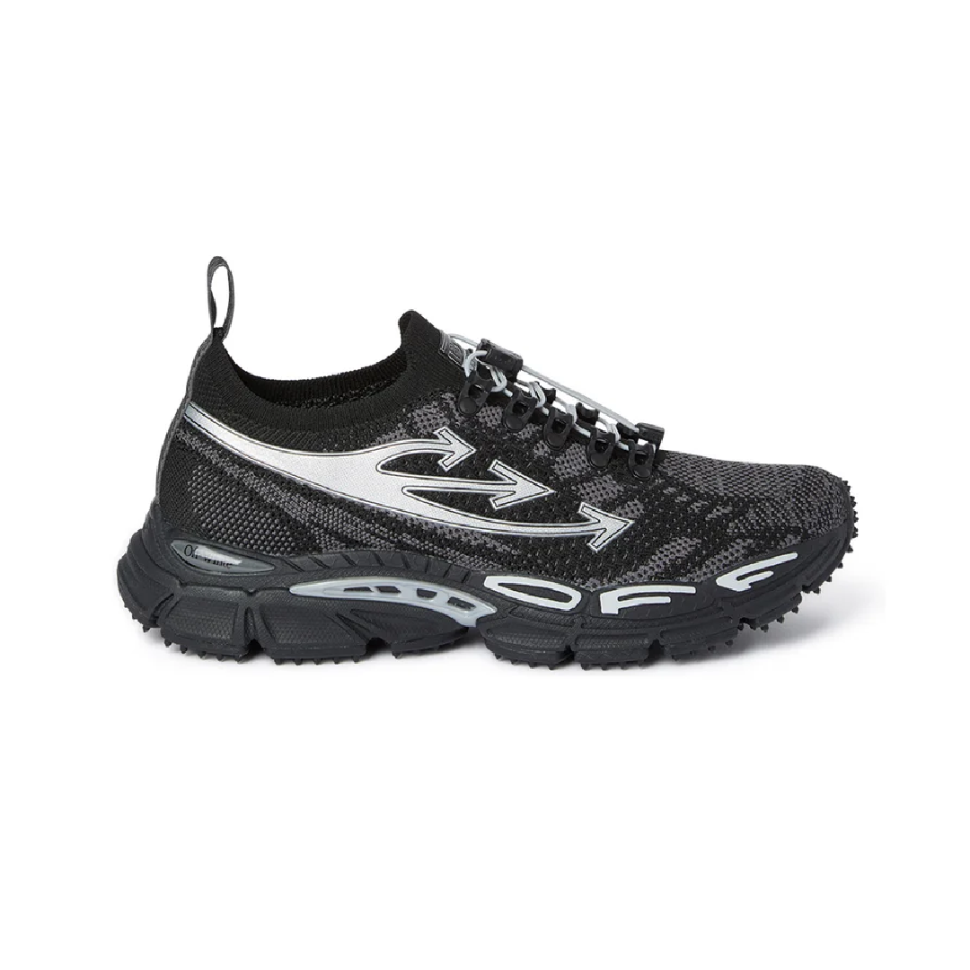 Zapatos Off White Be Right Back Negro- Plateado