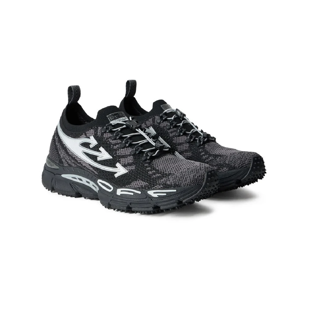Zapatos Off White Be Right Back Negro- Plateado