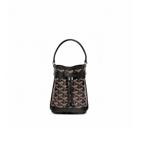 Bolso Goyard cubo Petit Flot Mini Negro