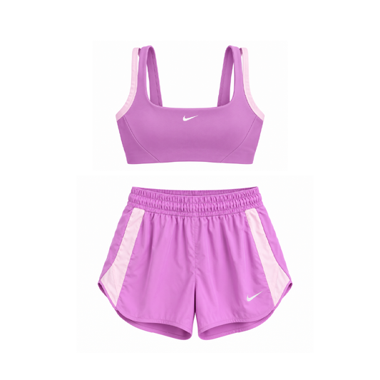 SET DE PANTALONETA Y TOP ROSADOS DIFERENTES